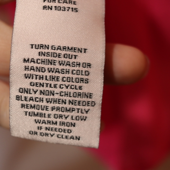 Nanette Lepore Vibrant Pink Ruffled Blouse 3/4 Sleeve Small Boho Chic Top - Picture 11 of 11